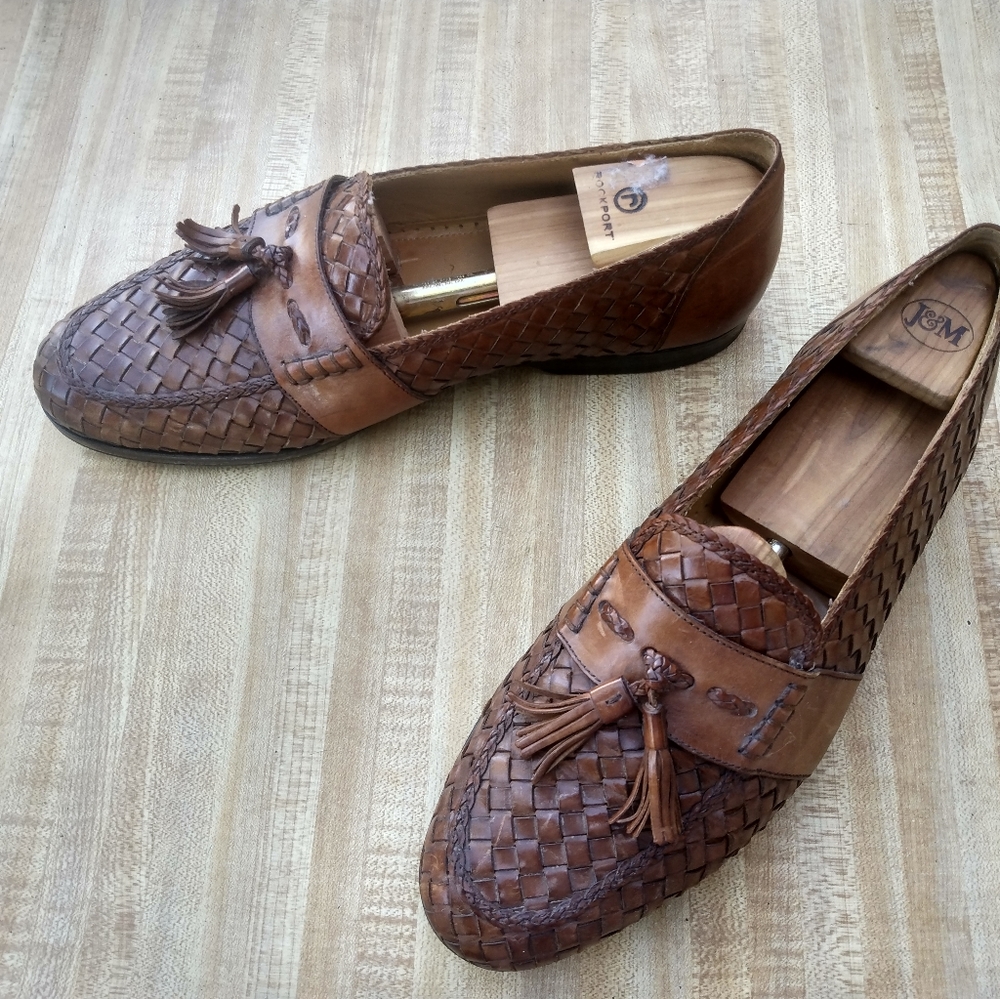 Magnanni Men woven tassel Loafer